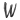 w